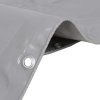 Plachta 650 g/m² 4 x 5 m šedá 43814