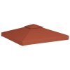 Střecha na altán 310 g/m² 3 x 3 m cihlová 46616