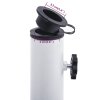 Stojan na slunečník bílý 9 kg 40 cm litina 47864