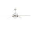 Ozdobný stropní ventilátor se světlem 128 cm bílý 50538