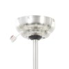 Ozdobný stropní ventilátor se světlem 128 cm bílý 50538