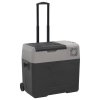 Chladicí box s kolečky a rukojetí černý a šedý 50 l PP 51783