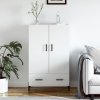 Skříň highboard bílá 69,5 x 31 x 115 cm kompozitní dřevo 828244