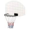 Basketbalový koš bílý 71x45x2 cm polyethylen 93664