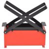 Lis na výrobu papírových briket ocel 34x14x14 cm černo-červený 142921
