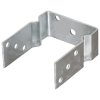 Plotové kotvy 6 ks stříbrné 12 x 6 x 15 cm pozinkovaná ocel 145339