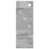 Plotové kotvy 6 ks stříbrné 12 x 6 x 15 cm pozinkovaná ocel 145339