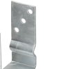 Plotové kotvy 6 ks stříbrné 12 x 6 x 15 cm pozinkovaná ocel 145339