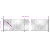 Drátěné pletivo s přírubami zelené 0,8 x 25 m 153944