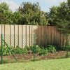 Drátěné pletivo s přírubami zelené 0,8 x 25 m 153944