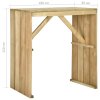 Barový stůl 100 x 60 x 110 cm impregnovaná borovice 318416