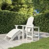 Zahradní stolek Adirondack bílý 38 x 38 x 46 cm HDPE 318641