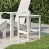 Zahradní stolek Adirondack bílý 38 x 38 x 46 cm HDPE 318641