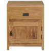 Noční stolek masivní teak 40 x 30 x 50 cm 244484