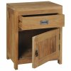 Noční stolek masivní teak 40 x 30 x 50 cm 244484