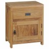 Noční stolek masivní teak 40 x 30 x 50 cm 244484