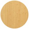 Stolní deska Ø 60 x 2,5 cm bambus 352681