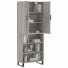 Skříň highboard šedá sonoma 69,5 x 34 x 180 cm kompozitní dřevo 3196097