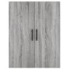 Skříň highboard šedá sonoma 69,5 x 34 x 180 cm kompozitní dřevo 3196097