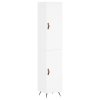 Skříň highboard bílá 34,5 x 34 x 180 cm kompozitní dřevo 3198761