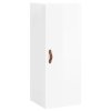 Skříň highboard bílá s vysokým leskem 34,5x34x180 cm kompozit 3198955