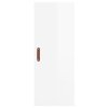 Skříň highboard bílá s vysokým leskem 34,5x34x180 cm kompozit 3198955