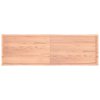 Stolní deska hnědá 200x60x(2-6)cm ošetřený dřevo živá hrana 363985