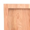 Stolní deska hnědá 200x60x(2-6)cm ošetřený dřevo živá hrana 363985