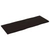 Stolní deska tmavě hnědá 160x60x(2-4)cm ošetřený dub živá hrana 364038