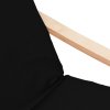 Relaxační křeslo s podnožkou černé textil 3154416