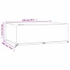 Plachty na zahradní nábytek 2 ks 12 oček 240x180x80 cm obdélník 3155356