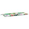 Podušky na zahradní lavici 2 ks vícebarevné 120x50x7 cm textil 361692