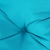Podušky na zahradní lavici 2 ks tyrkysové 150x50x7 cm textil 361715