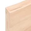 Stolní deska 100x40x(2-6) cm neošetřený masivní dubové dřevo 3156301