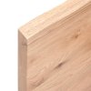 Stolní deska světle hnědá 100x60x(2-4)cm ošetřený masivní dub 3156369