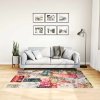 Koberec pratelný patchwork vícebarevný 120x170 cm protiskluzový 373994