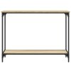 Konzolový stolek dub sonoma 101 x 30,5 x 75 cm kompozitní dřevo 837703