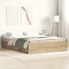 Rám postele dub sonoma 150 x 200 cm King Size 3203868