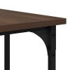 Psací stůl hnědý dub 139 x 139 x 75 cm kompozitní dřevo 837596