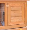 Zahradní králíkárna/domek pro drobná zvířata 1 dvířka dřevěná 170158
