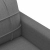 2místná pohovka tmavě šedá 140 cm textil 359092