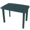 Zahradní stůl zelený 101 x 68 x 72 cm plast 43593