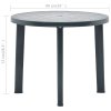 Zahradní stůl zelený 89 cm plast 48806