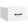Nástěnné noční stolky 2 ks bílé 35 x 35 x 20 cm 812853