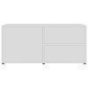 TV stolek bílý 80 x 34 x 36 cm kompozitní dřevo 801850