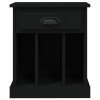 Noční stolek černý 43 x 36 x 50 cm 816346