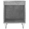 Noční stolky 2 ks betonově šedé 40x35x50 cm kompozitní dřevo 830725