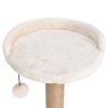 Škrabadlo pro kočky se sisalovým sloupkem 123 cm mořská tráva 170979