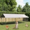 Venkovní psí kotec se střechou 400 x 200 x 150 cm 171499