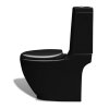 Černá keramická toaleta a bidet 270060